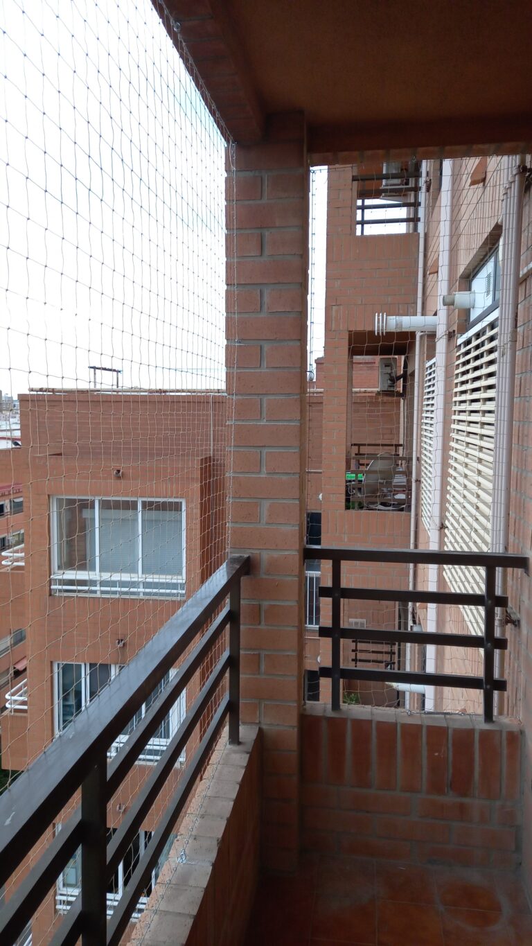 redes seguridad balcon