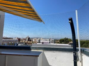 Instalación de red en terraza para gatos en Torrent 🐈‍